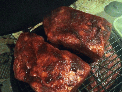Pork Butts on the Big Green Egg for the JG's Pub Deep Creek Dunk Party